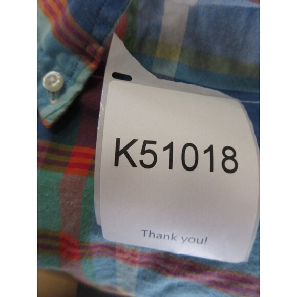 Ralph Lauren Shirt Medium Indian Madras Plaid Yellow Pony Button Down - Picture 13 of 13